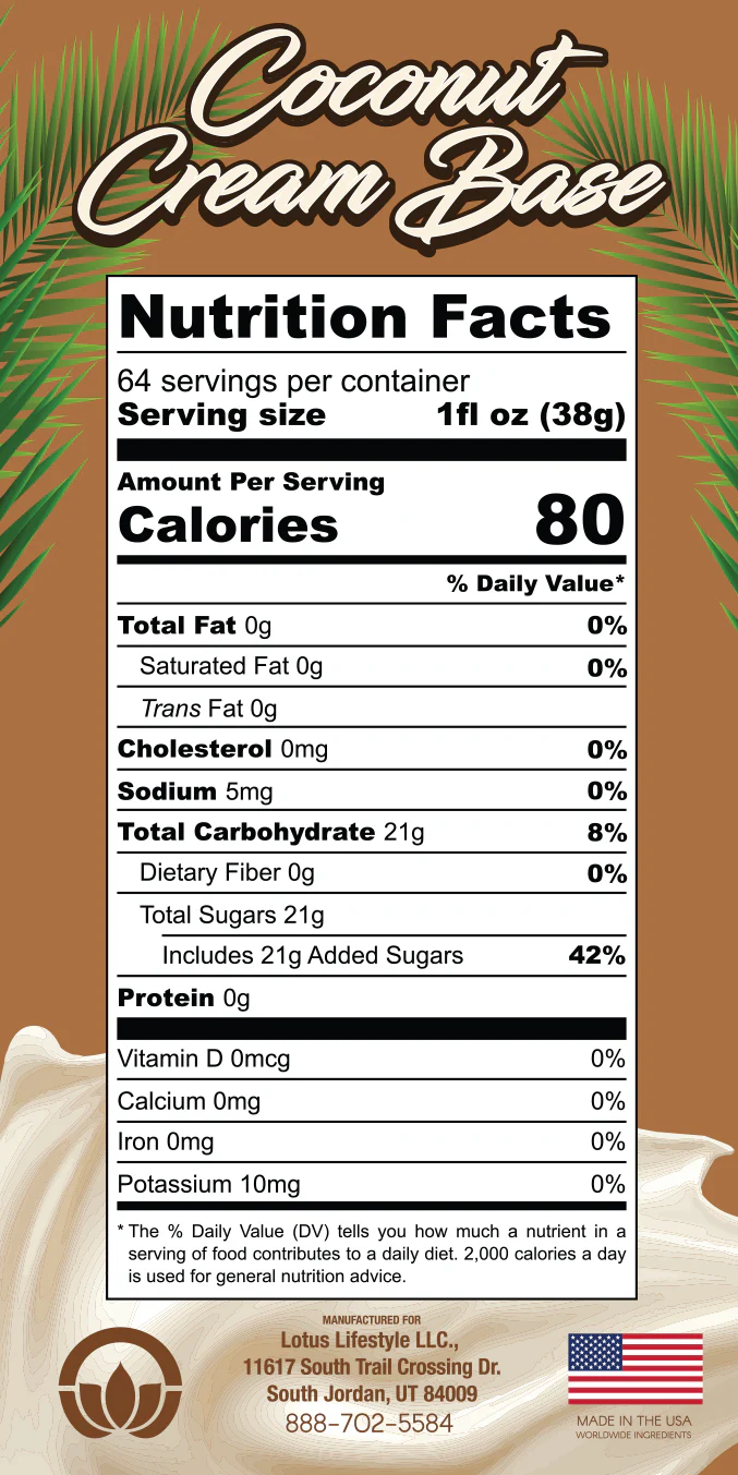 Lotus Coconut Cream Base Concentrate - Image 3