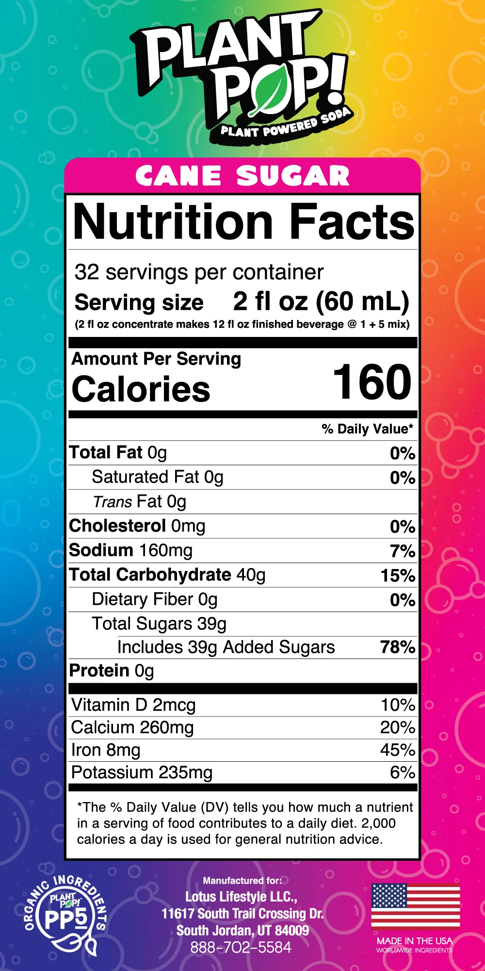 Plant Pop® Refresca (Cane Sugar) Concentrate - Image 3
